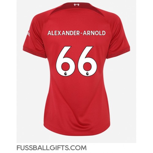 Liverpool Alexander-Arnold #66 Fußballbekleidung Heimtrikot Damen 2022-23 Kurzarm